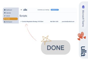 Ulla MS Email Notification